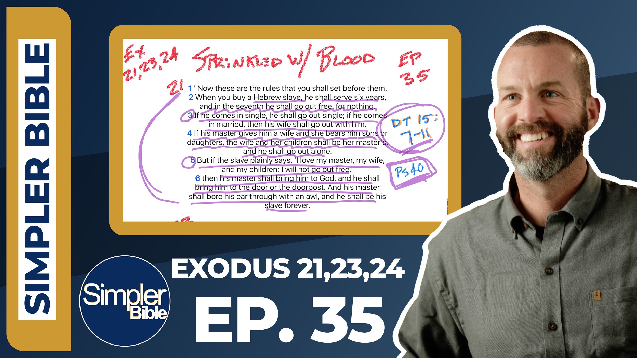 Ep. 35. Exodus 21,23,24 | Sprinkled with Blood