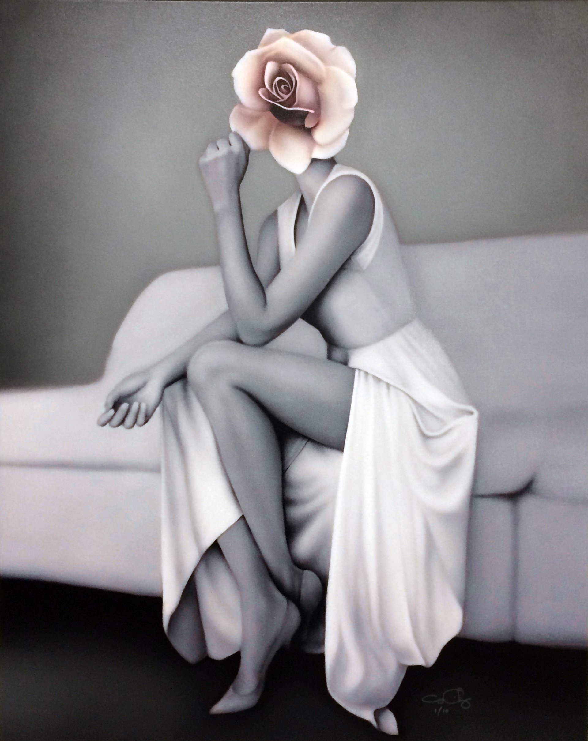 George Charriez, At Ease, (SOLD), 2018
Framed Oil Painting on Canvas
48 x 60 in