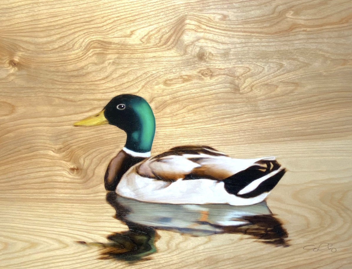 Painted Mallard Duck (SOLD)