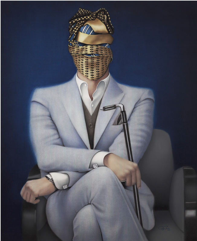 George Charriez,
Tied Up (SOLD), 2018,
Framed Oil Painting on Canvas
48 x 60 in