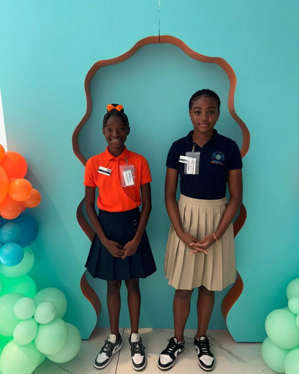 Melodee Archibald and Cattleya Charles attended the 18th Annual National Conference on Youth &amp; Development to represent the Omololu International School student council.