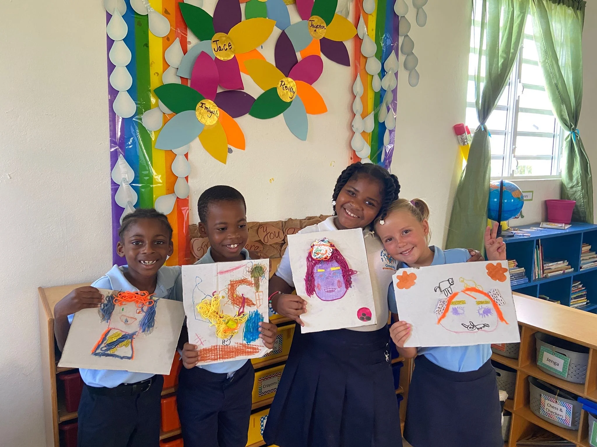 Who We Are: Our Grade 2s have been working on abstract portraiture as part of their unit on identity. They&rsquo;re exploring the idea that how we feel on the inside can sometimes be very different from how we express ourselves on the outside. Using 