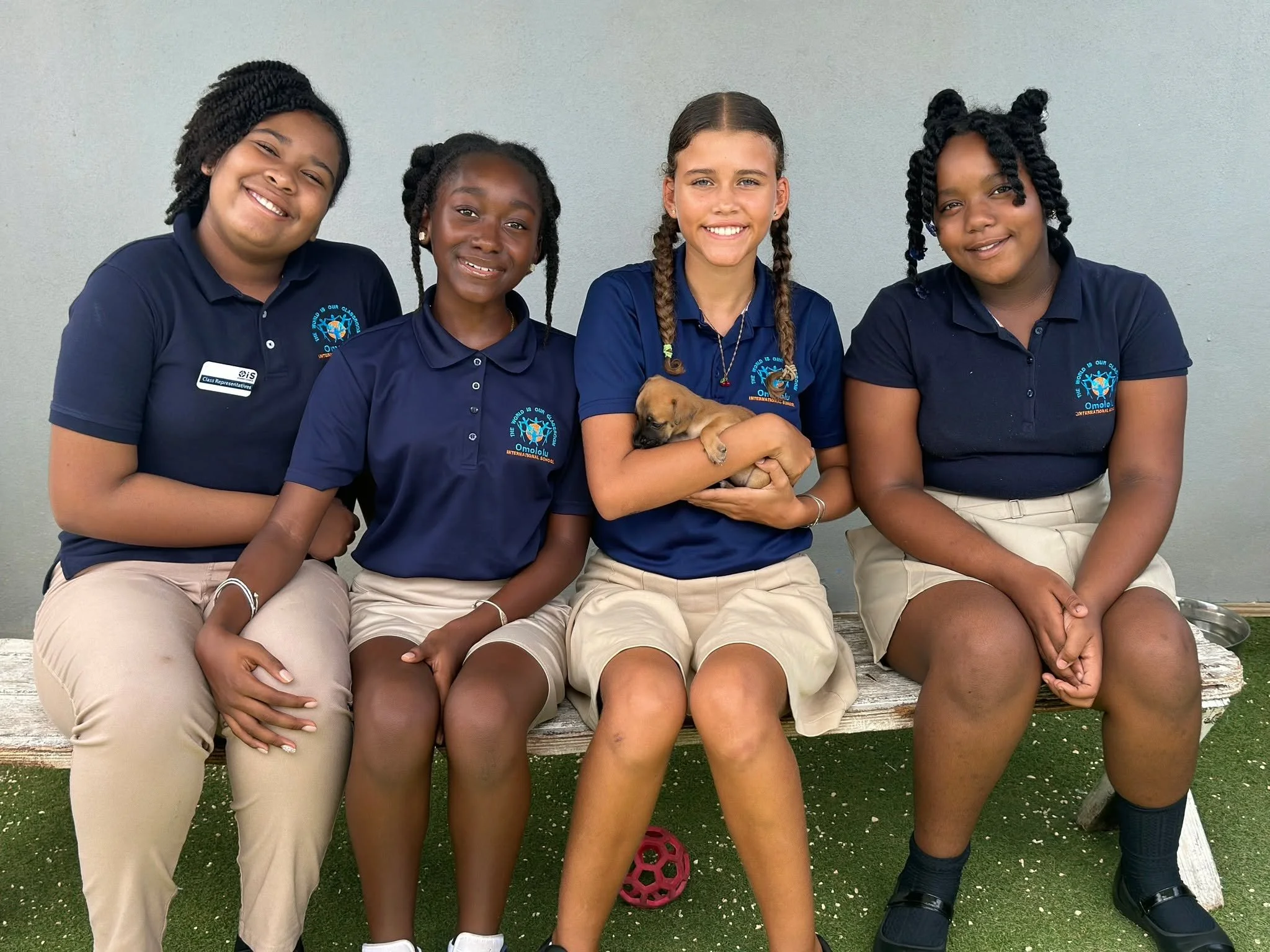 Students from the lower secondary level spent time volunteering with shelter animals at the Anguilla Animal Rescue Foundation. 

Each Friday afternoon in Term 1, students in our Animal Advocates elective group step outside the classroom to practice c