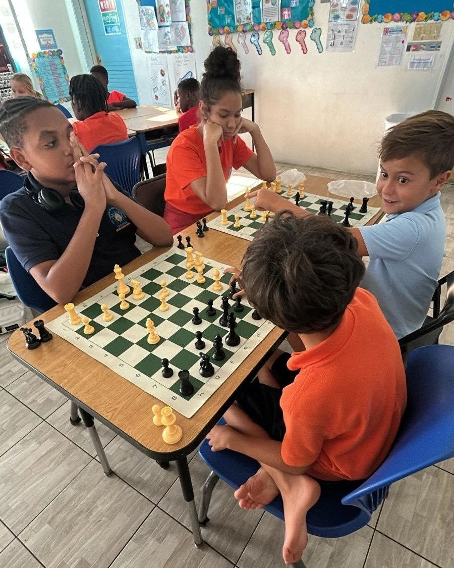Omololu International School students sharpened their critical thinking skills during Brain Busters with a guided chess tutorial designed to build strategy, patience, and problem-solving.