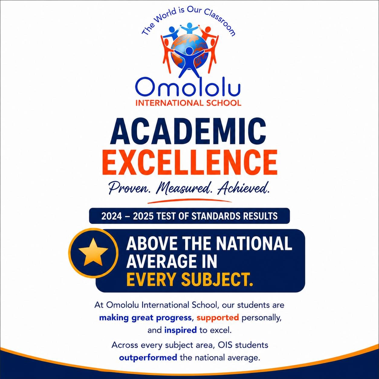 At Omololu International School, students benefit from a learning environment that combines academic excellence with holistic development.  Our approach emphasizes inquiry-based learning, critical thinking, and the development of compassionate global