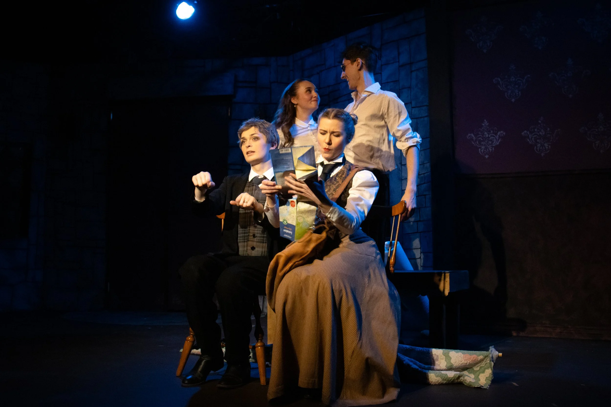 Cris King, Valerie Martire, Laura Michele Erle, Jacob Gage (photo by Mollie Menuck)