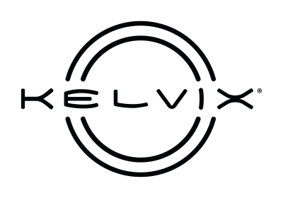 An image of the word "KELVIX" in stylized, circular black text on a transparent background.