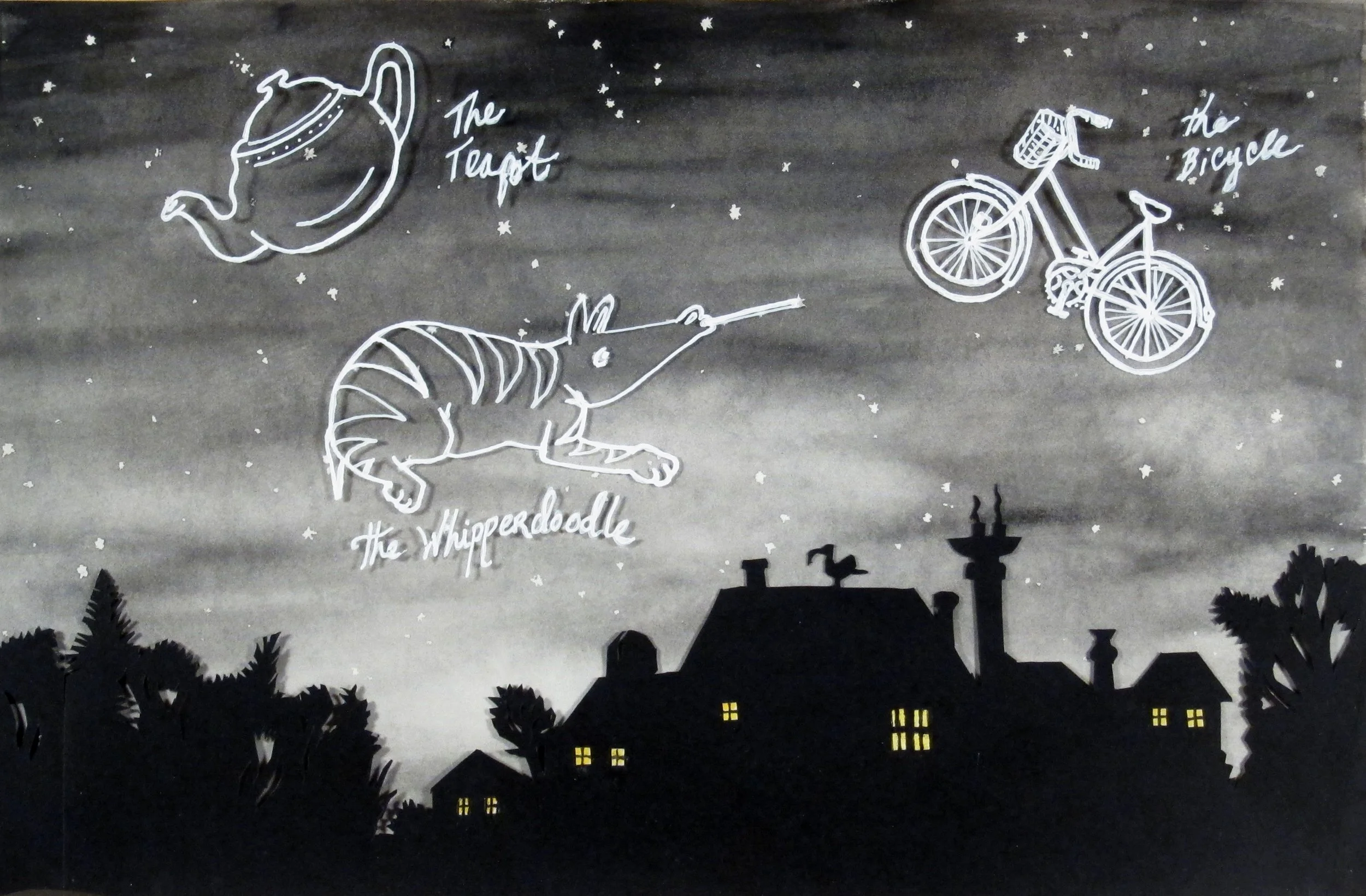 āPuddleville Constellationsā - Collage