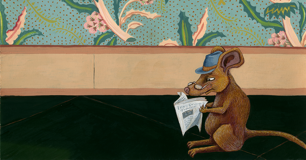 āHarold and the Tea & Crumpet Timesā - Guache Painting