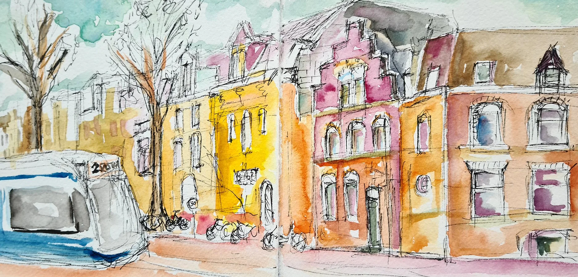 "Spring in Amsterdam", Williamspark weg, 2025