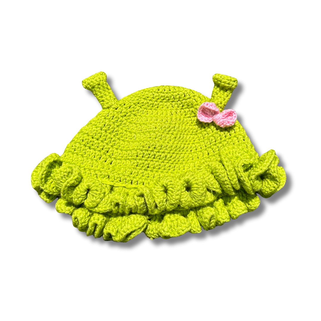 Thee Adult Shrek Hat w/ Bow