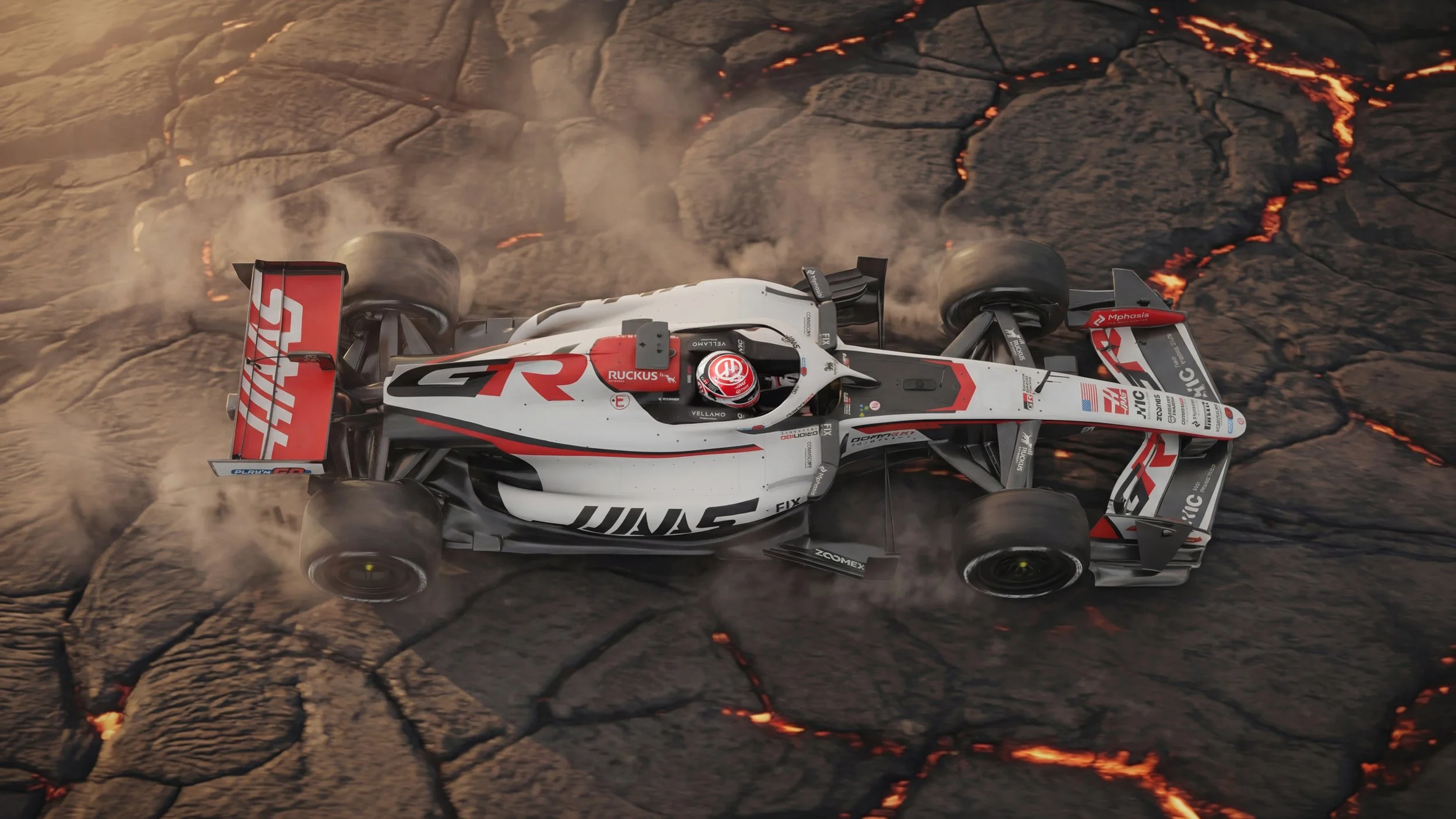 Collage of brand design elements, including food images, typography samples, and layout designs for "Arthur Martin." The visuals showcase various branded content like brochures, digital signage, and typographic styles, emphasizing the brand's visual identity.