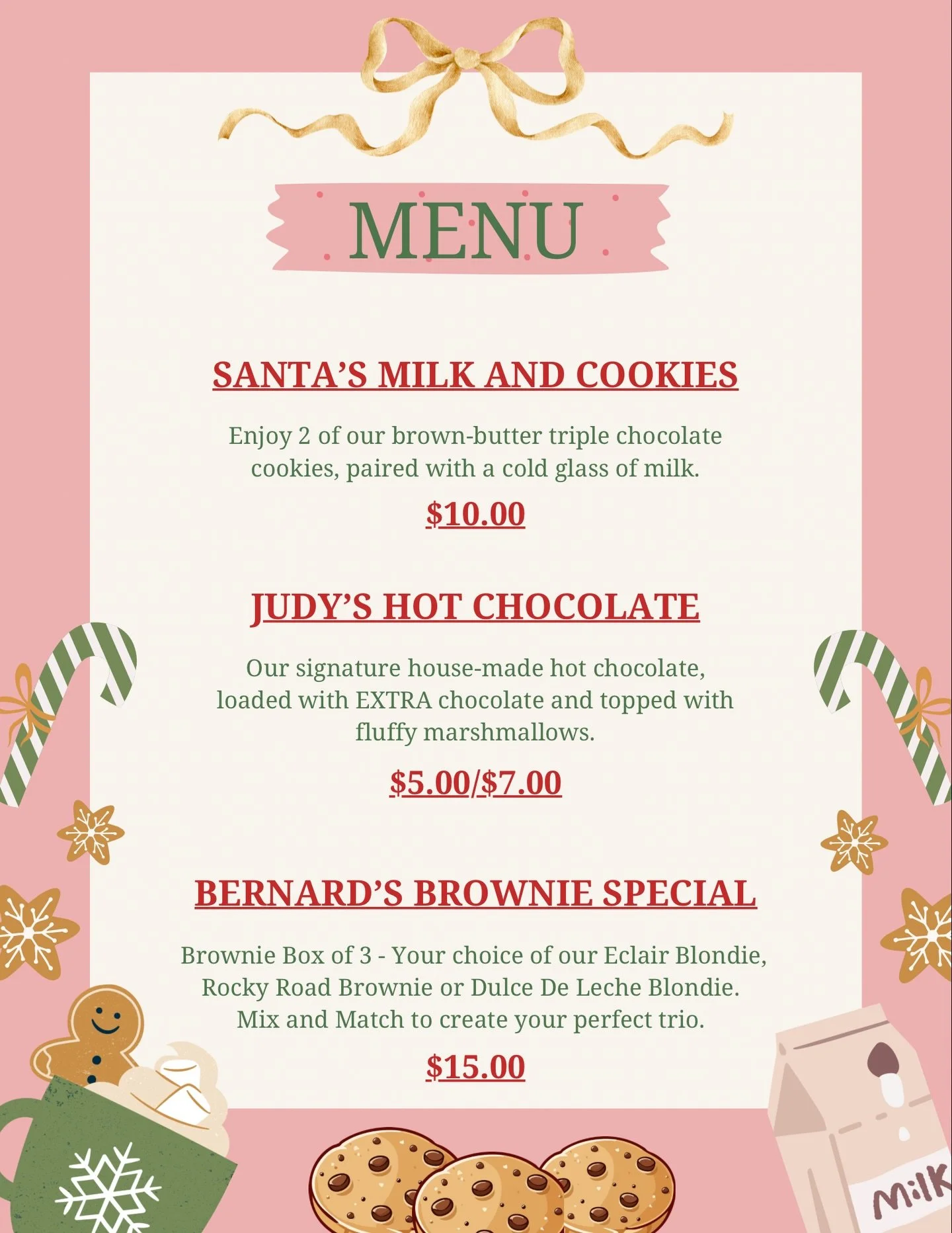 We&rsquo;re sleighing Monday night with a special holiday menu for The Santa Clause! 🎅🏽🎄You see what we did there?!🤣

&bull; 6 PM 
&bull; Cadence Community
&bull; 1125 E Sunset Road
&bull; Bring chairs and blankets

Show up hungry, Santa would wa