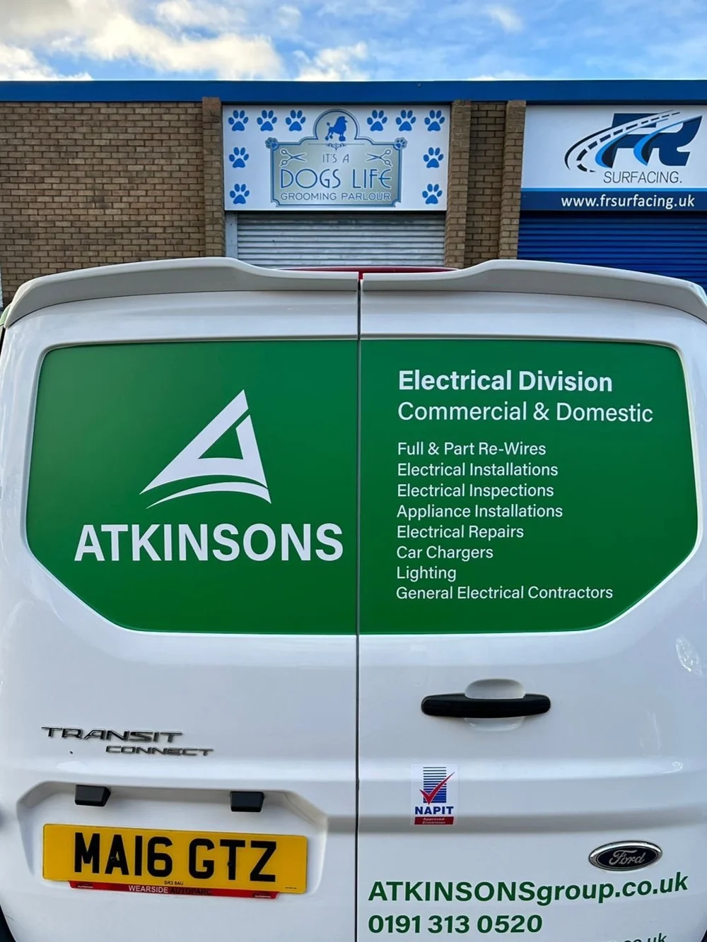 Electrical division at work