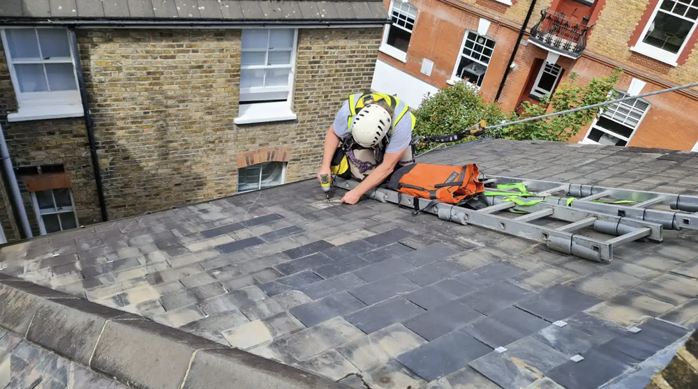 Roofing work by ATKINSONS