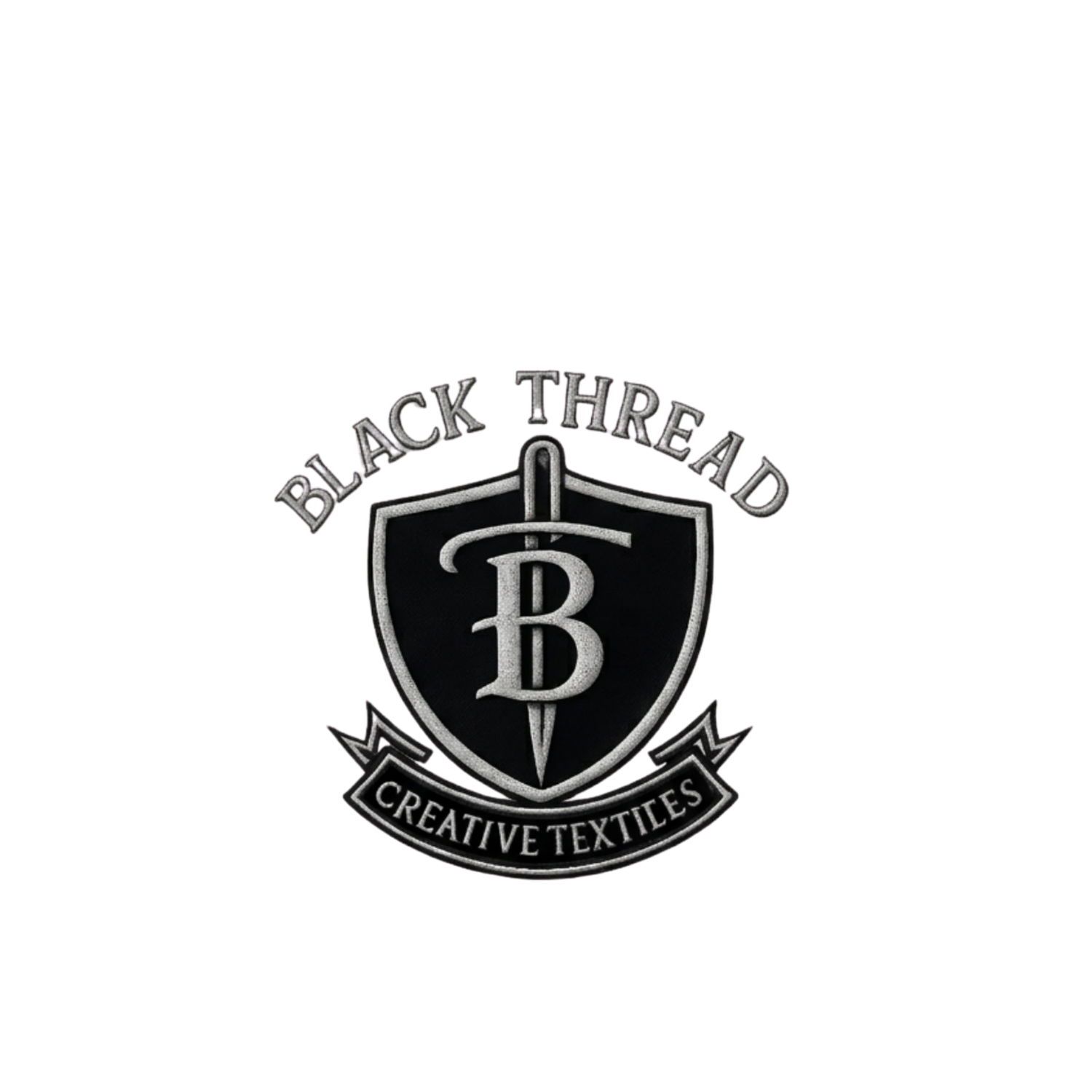 Black Thread Embroidery