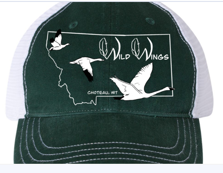 Unstructured Ball Cap Green & White [Low Stock]