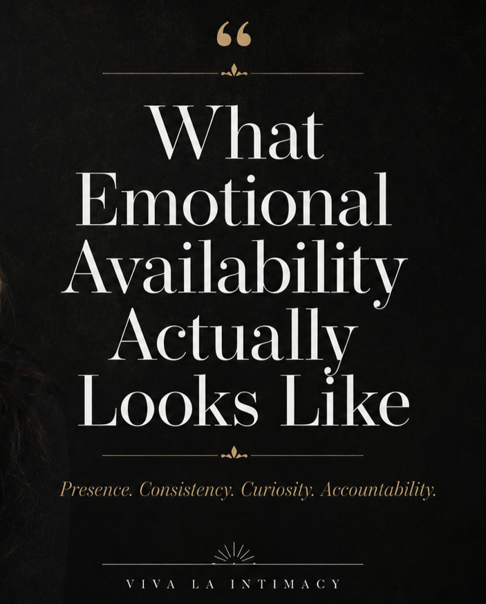 What Emotional Availability Really Looks Like