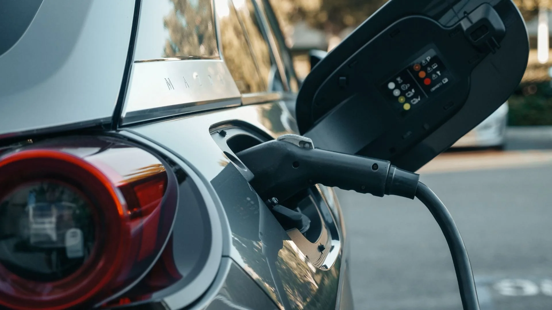 Residential electric vehicle charging station installed as part of Illinois Solar's professional solar and EV charging services.