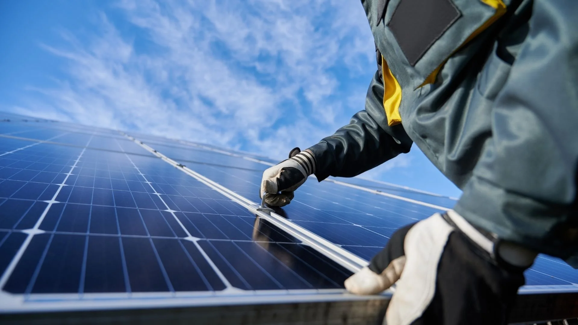 Professional solar panel installation from Illinois Solar.
