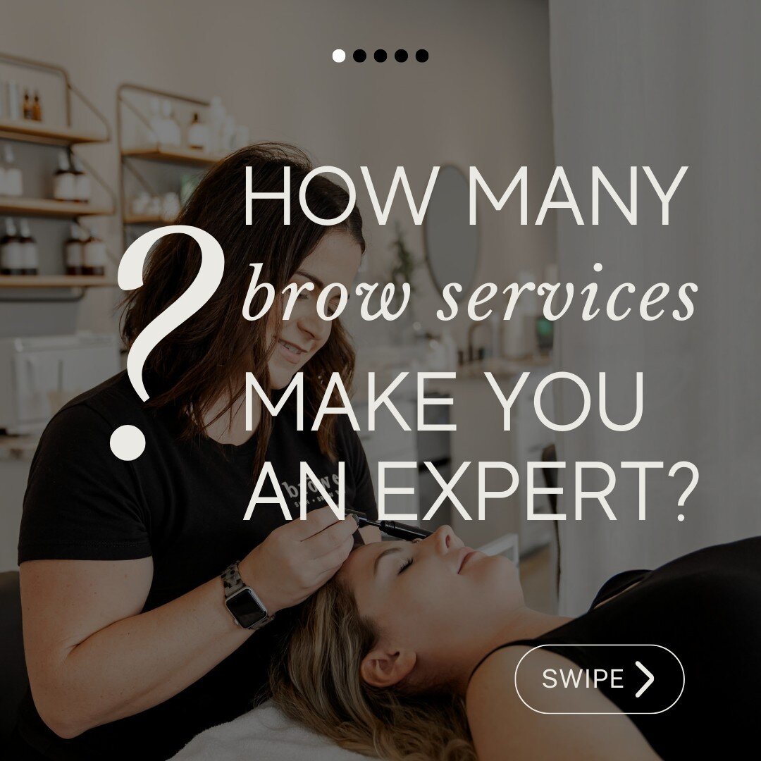 The numbers don&rsquo;t lie. ⁠
⁠
Over the past 2 years, we are proud to have provided several thousand exceptional brow services. ⁠
⁠
After all, it is our specialty. 😚⁠
⁠
THIS is what being a team of dedicated BROW EXPERTS looks like. ⁠
⁠
We've seen