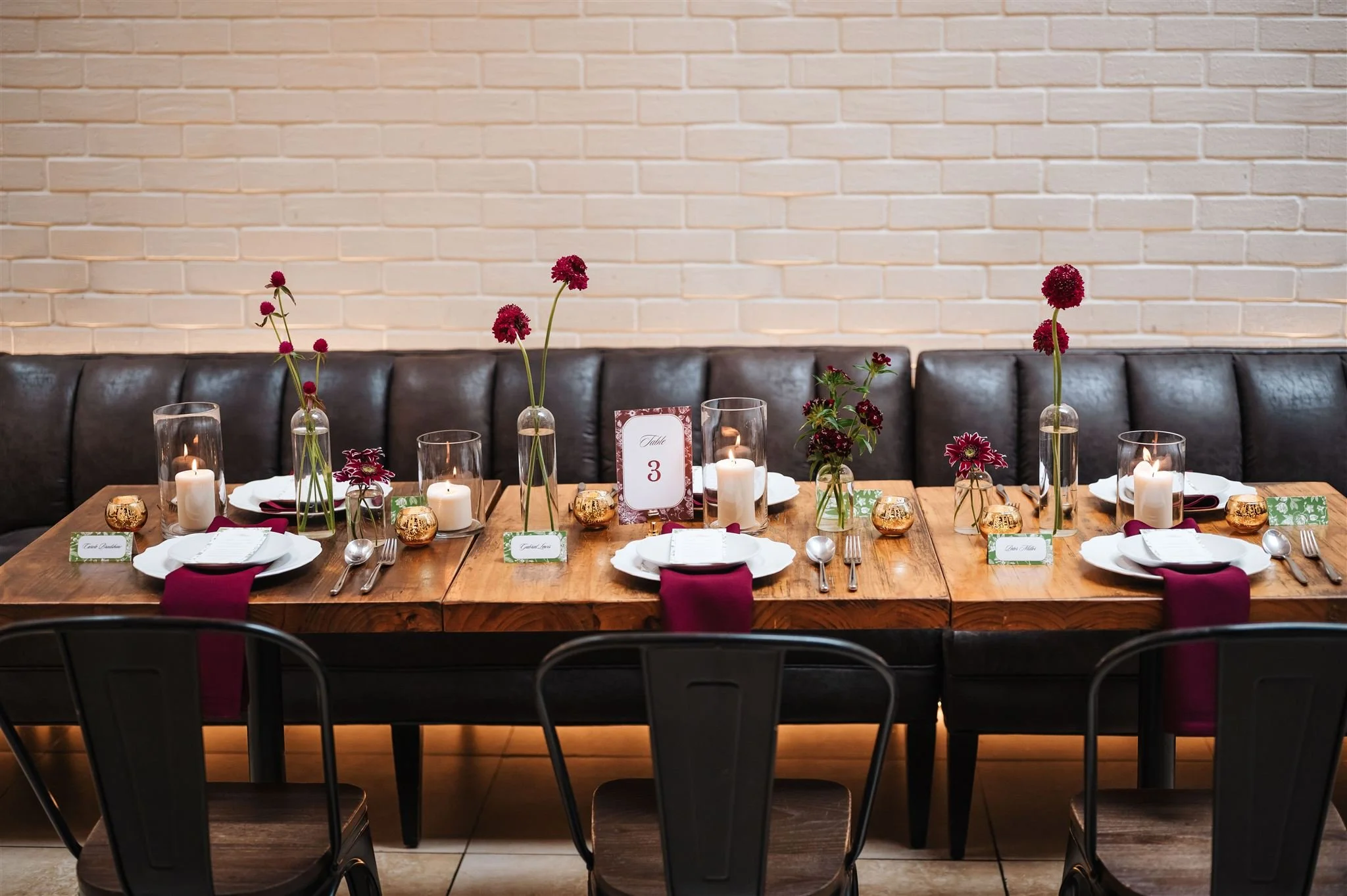 seating arrangements for wedding receptions at bone kettle in pasadena california
