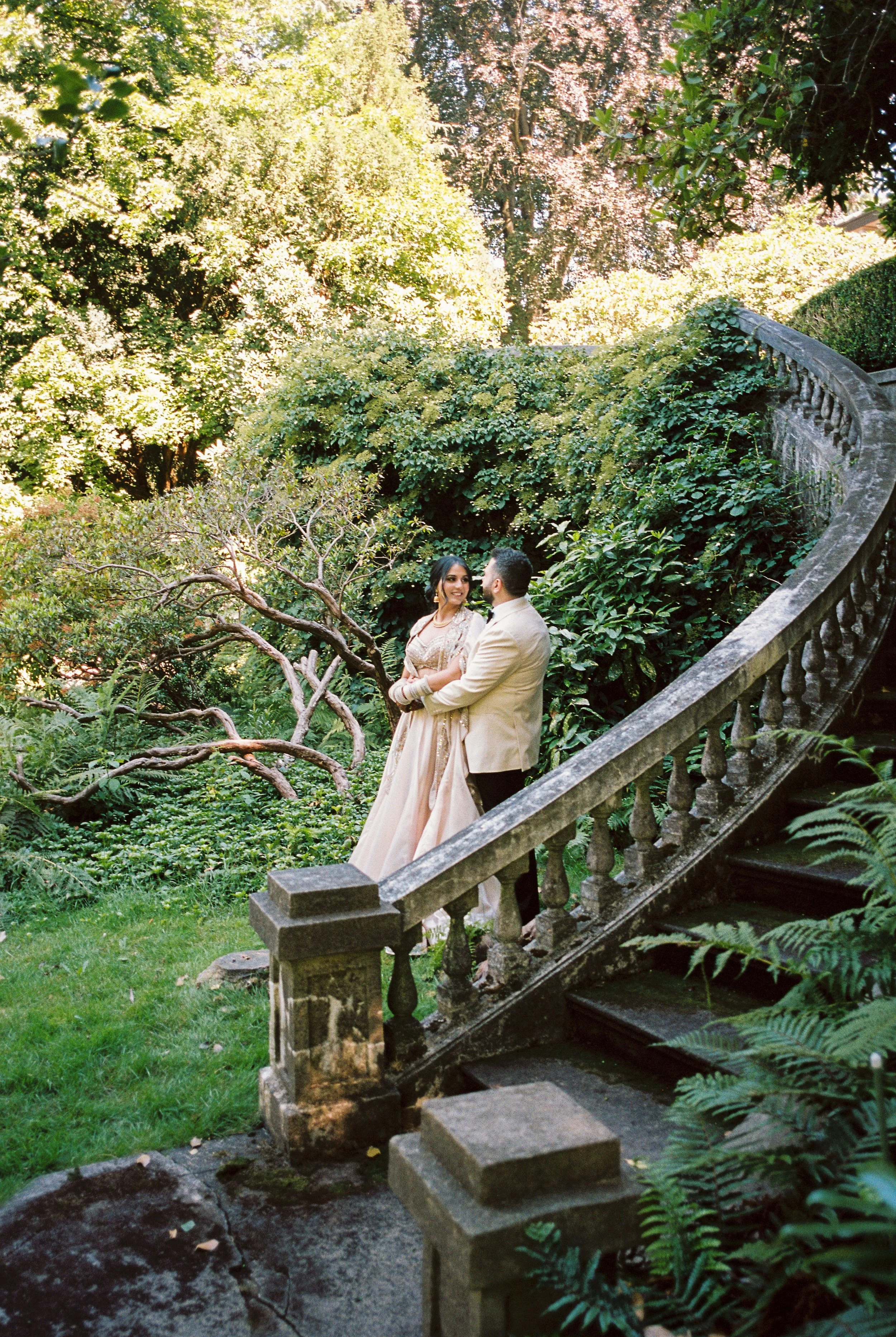 Hycroft Manor Wedding on 35mm Film