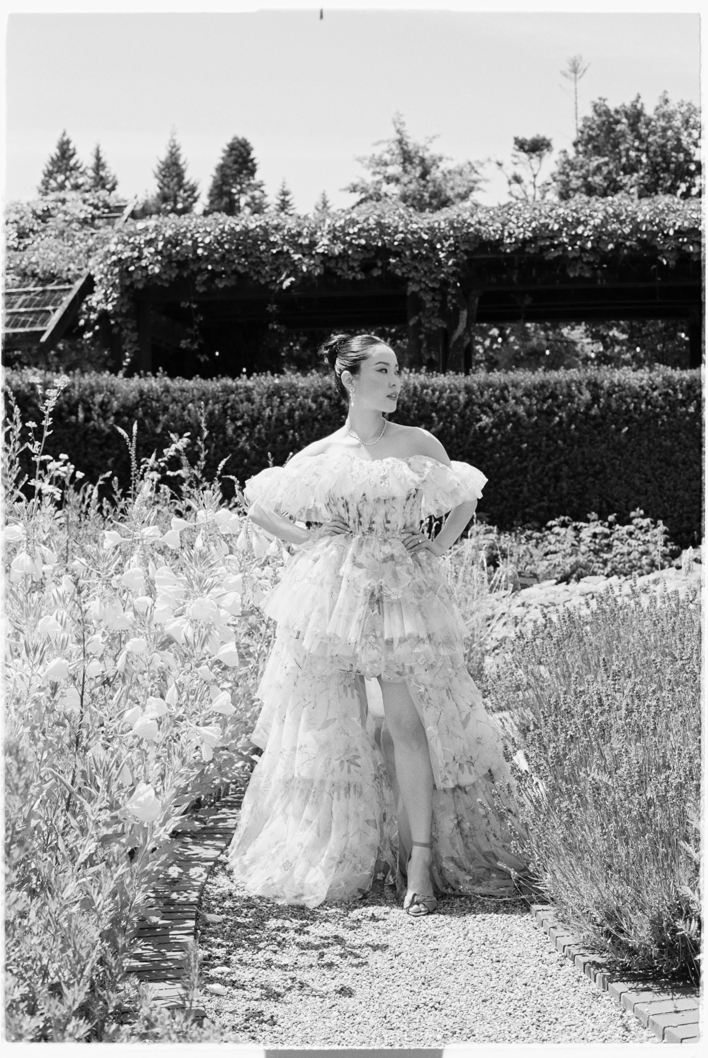 fraser valley wedding photographer taking photo of bride