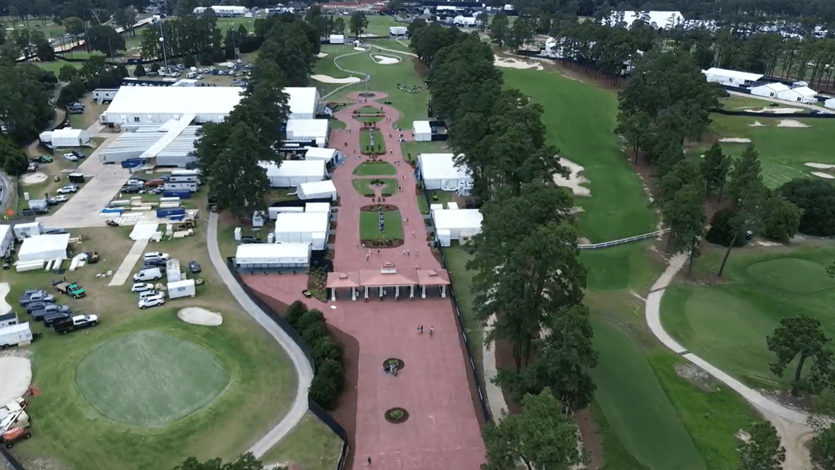 Erin Hills U.S. Open Entrance Plaza, United States Golf Association