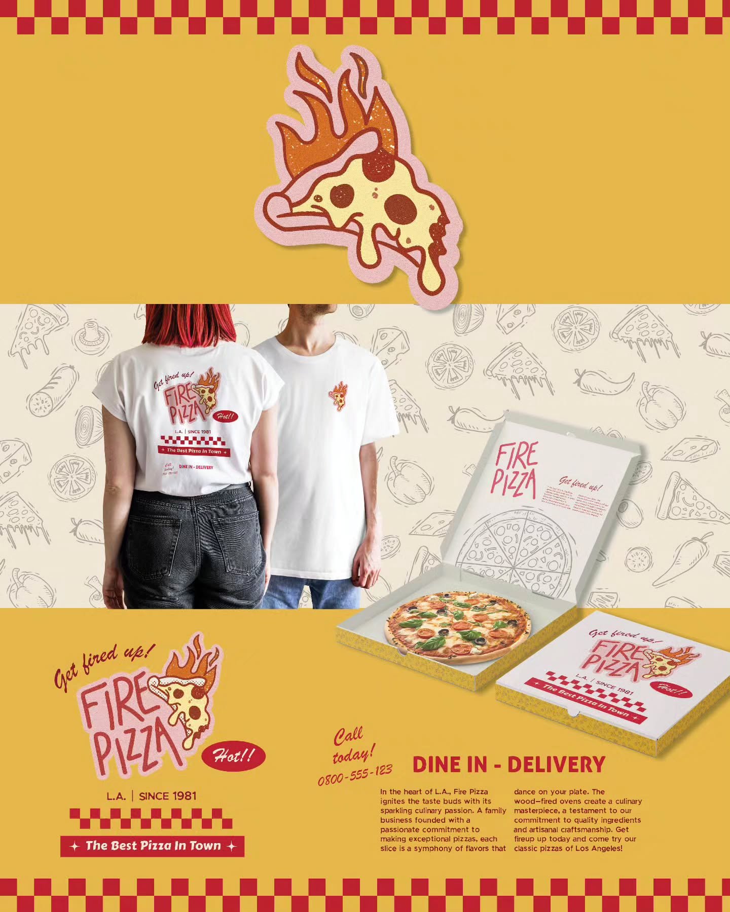 1/2 - Brand brief project for Fire Pizza π π₯ Fired up in the heart of Los Angeles #brandbrieffirepizza #brandbrief @brand.brief
.
.
.
.
.
#graphicdesign #illustration #digitalillustration #logo #pizzalogo #inspiration #branding #brandingdesign #pi