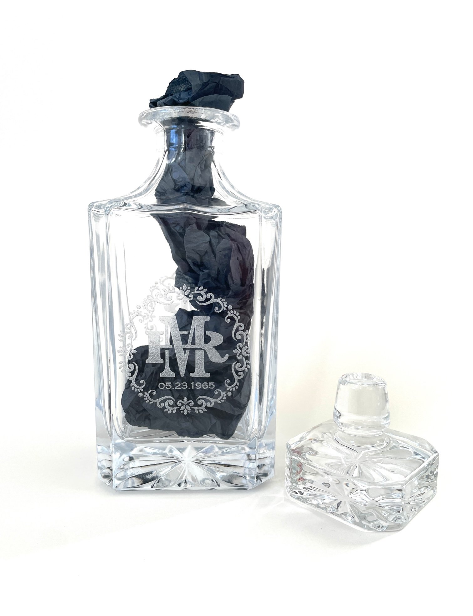 personalized decanter