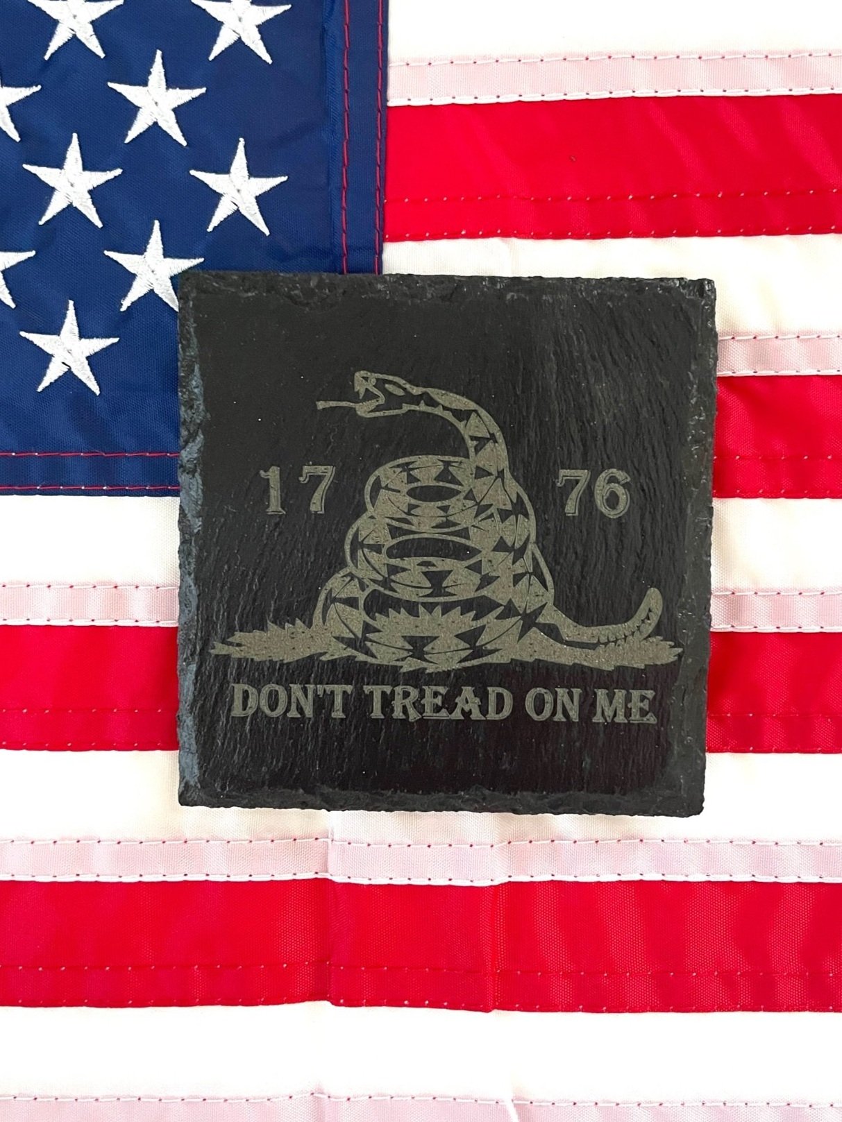 don't tread on me coaster