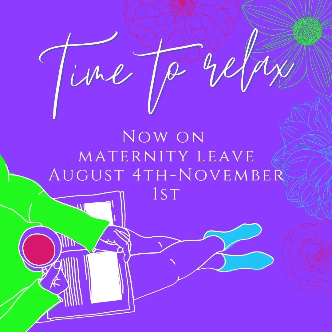 It's time for maternity leave! I'll post updates to socials when the baby arrives near the end of August!

After that I'll reach out to all clients mid October to schedule for November and December! 

I'll miss y'all!