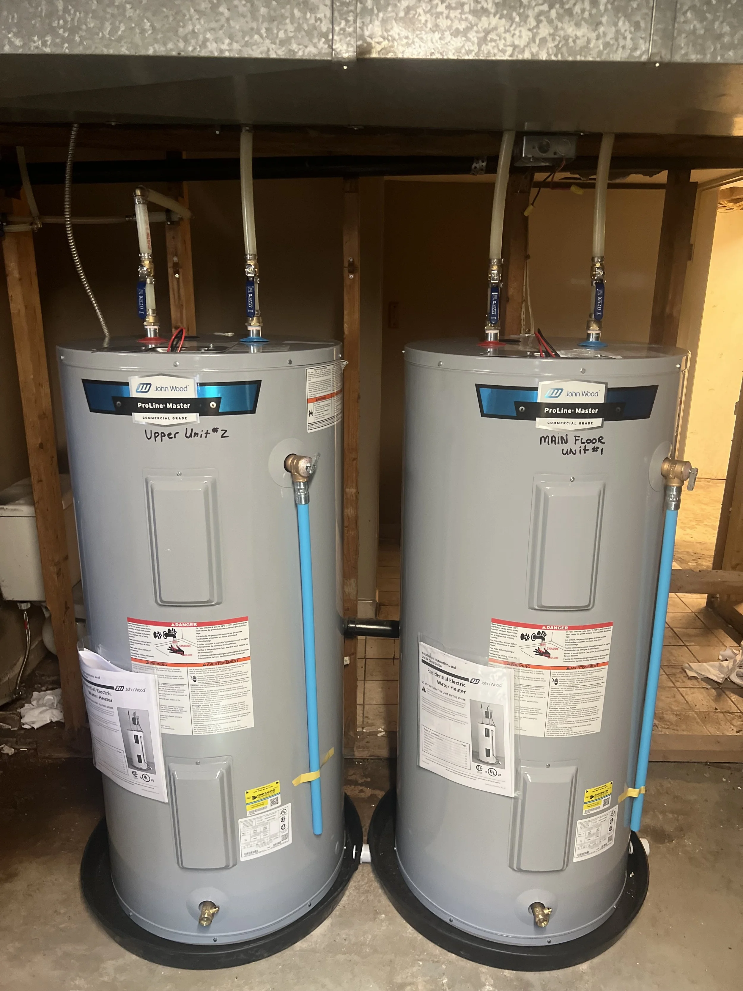 Commercial Hot Water Heater Install