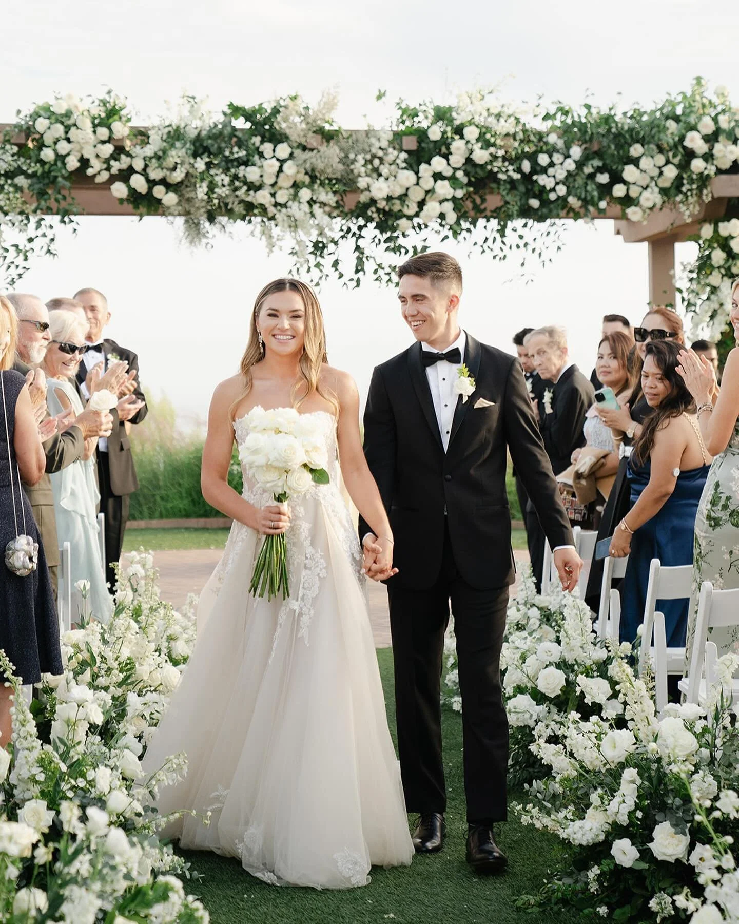 The way Jeff looks at Jacquie as they were just pronounced married and walk down the aisle has my heart at full capacity. This couple had such a beautiful wedding, filled with so much love &amp; joy. These photos give me all the feels 🥹😍🥰

Venue: 