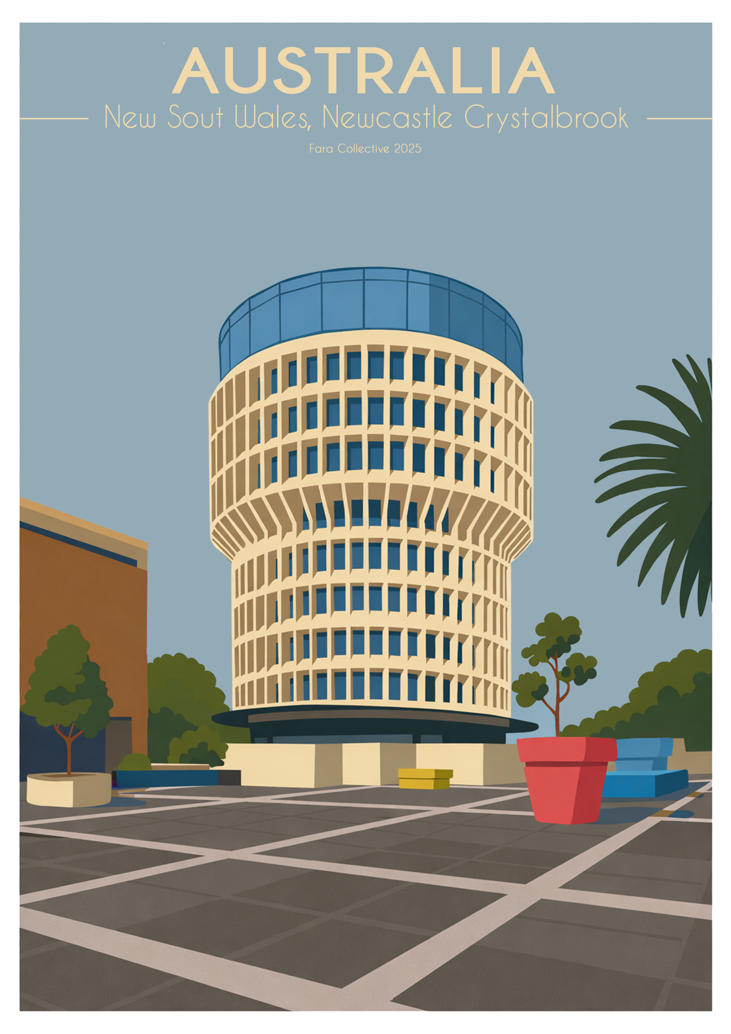 Australia | Newcastle Crystalbrook | A4 Print