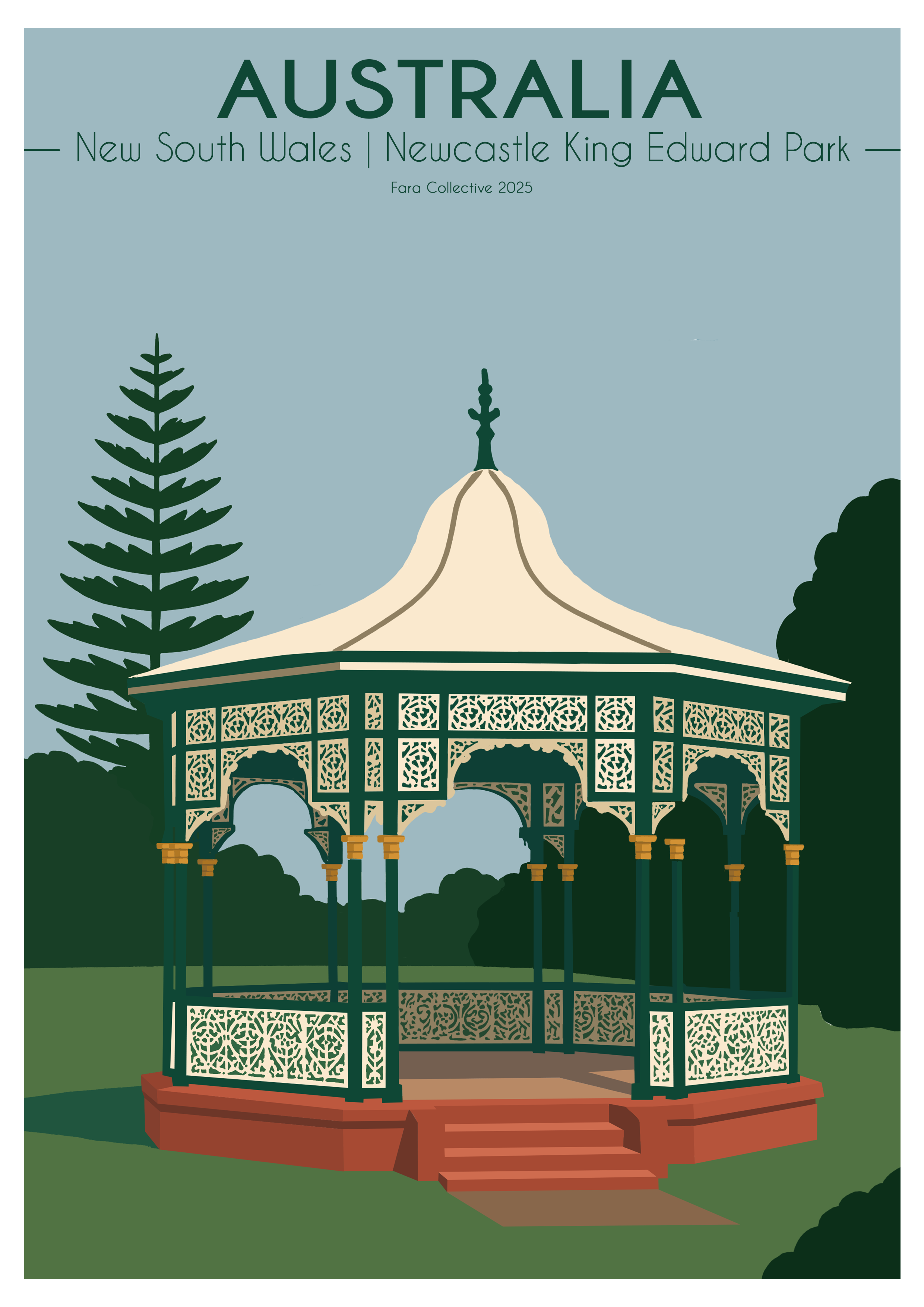 Australia | Newcastle King Edward Park | A4 Print