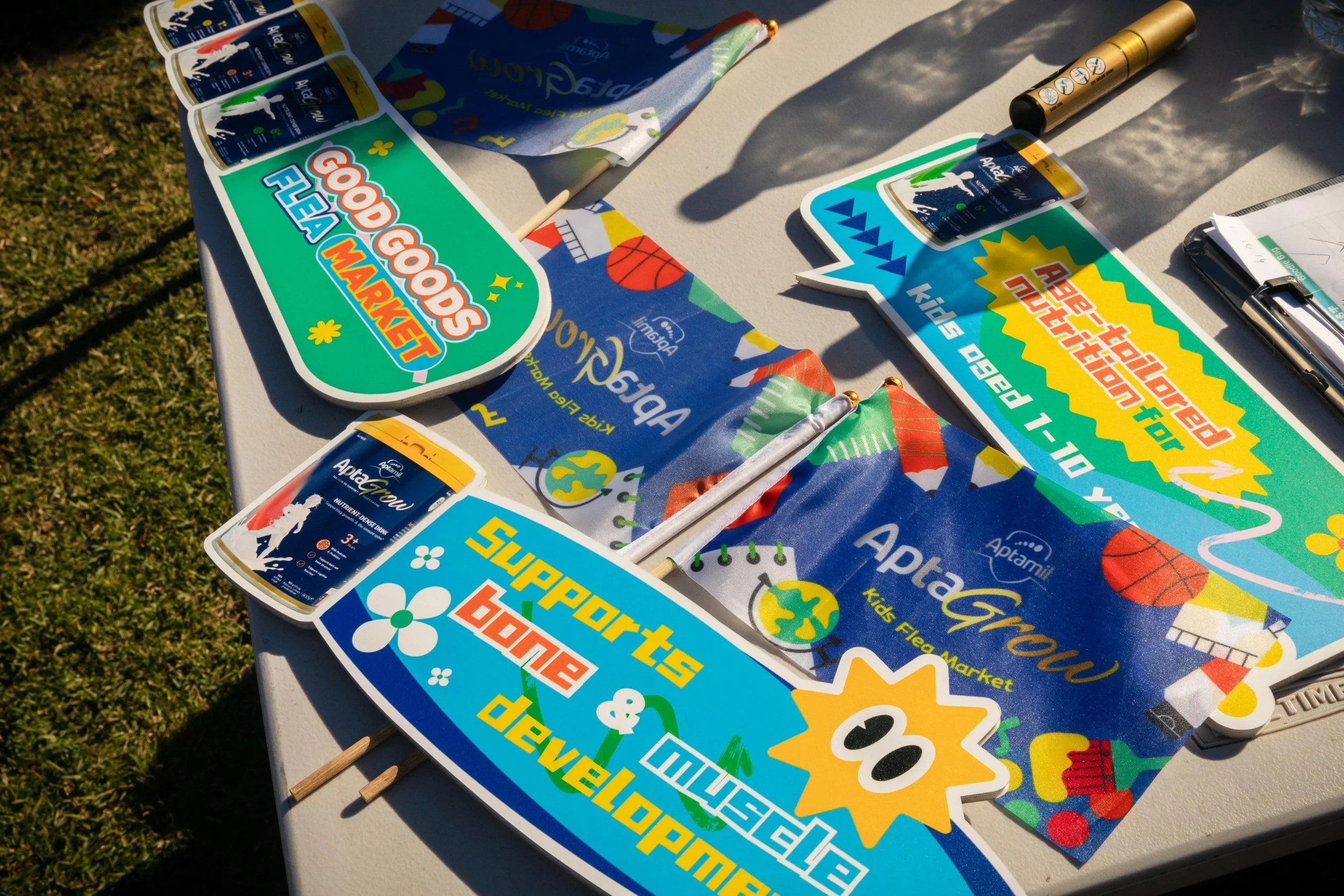 Offline event print materials