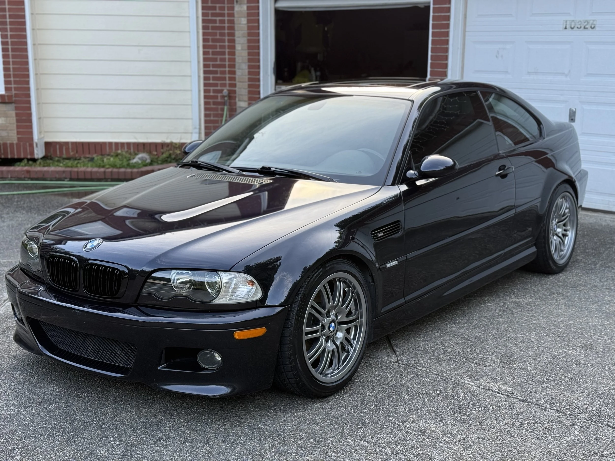 Black BMW M3 after paint correction