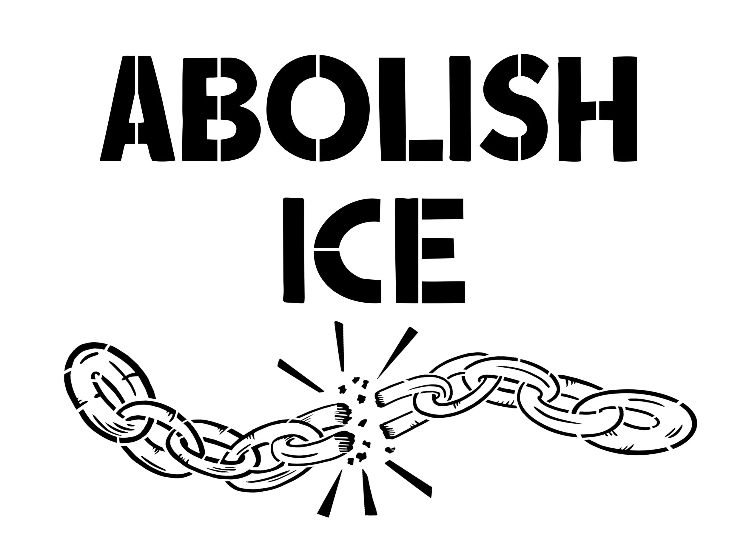 Abolish Ice Stencil (preorder)