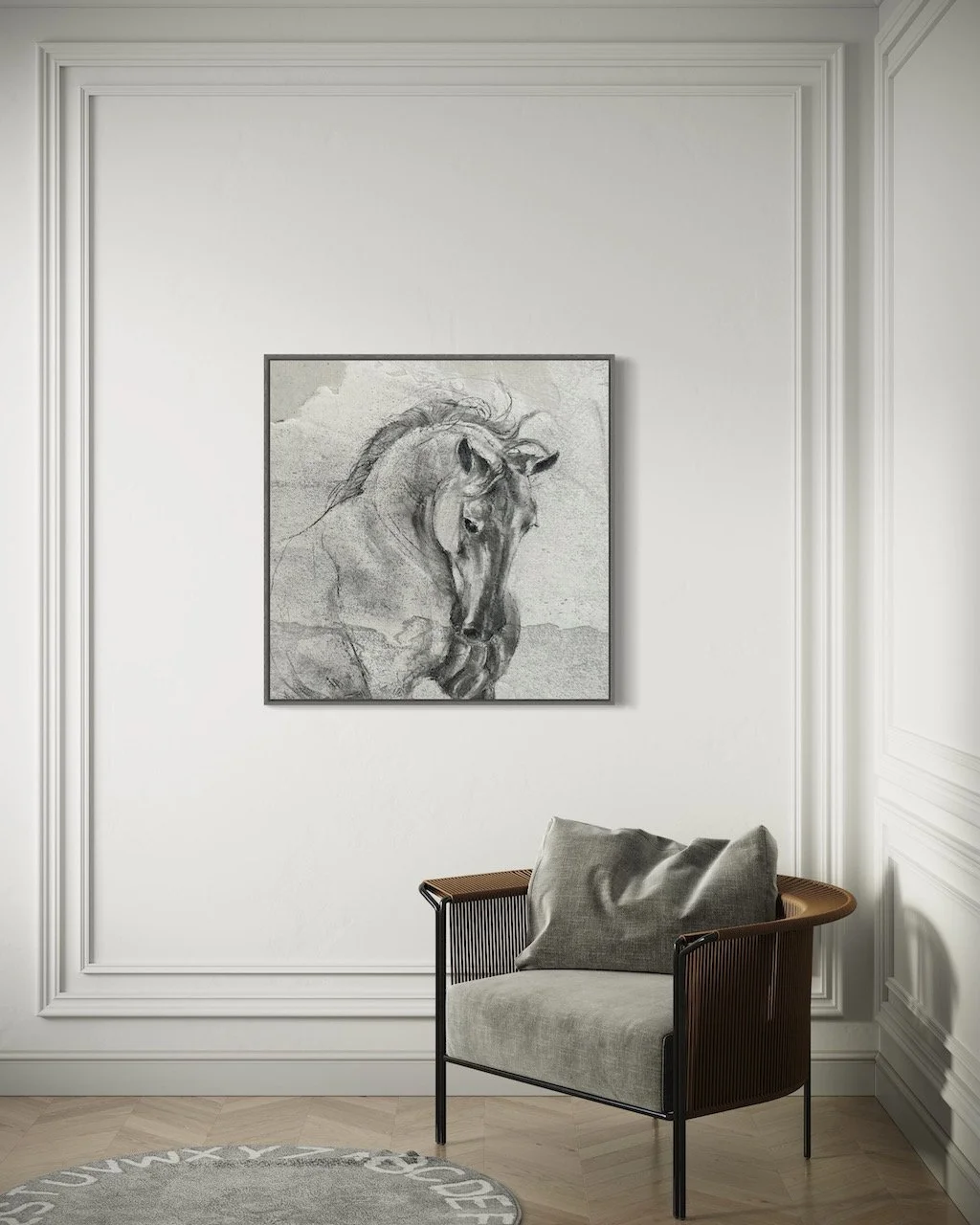 Necessity of Beauty 01 // 36H" x 36W x 1D" 