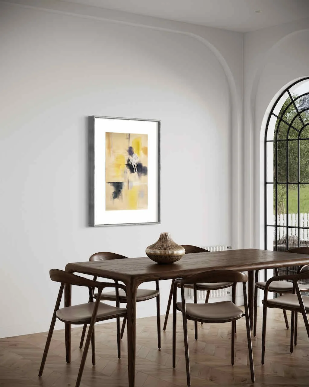 Out of Darkness Into Light // Framed, 30H" x 20W" x 2D"