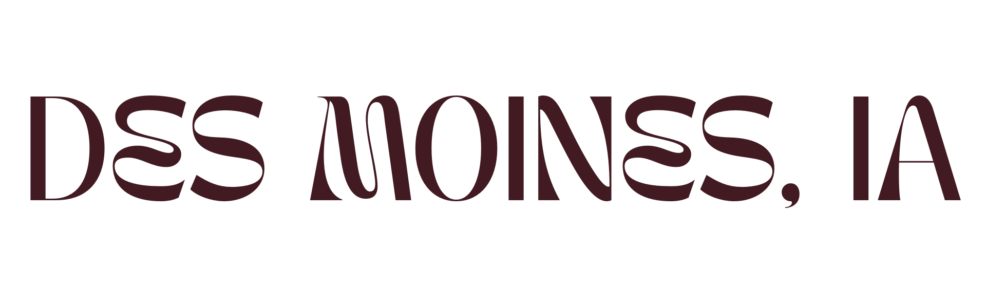 Text reading "Dessolutions, LA" in a distorted, stylized font.