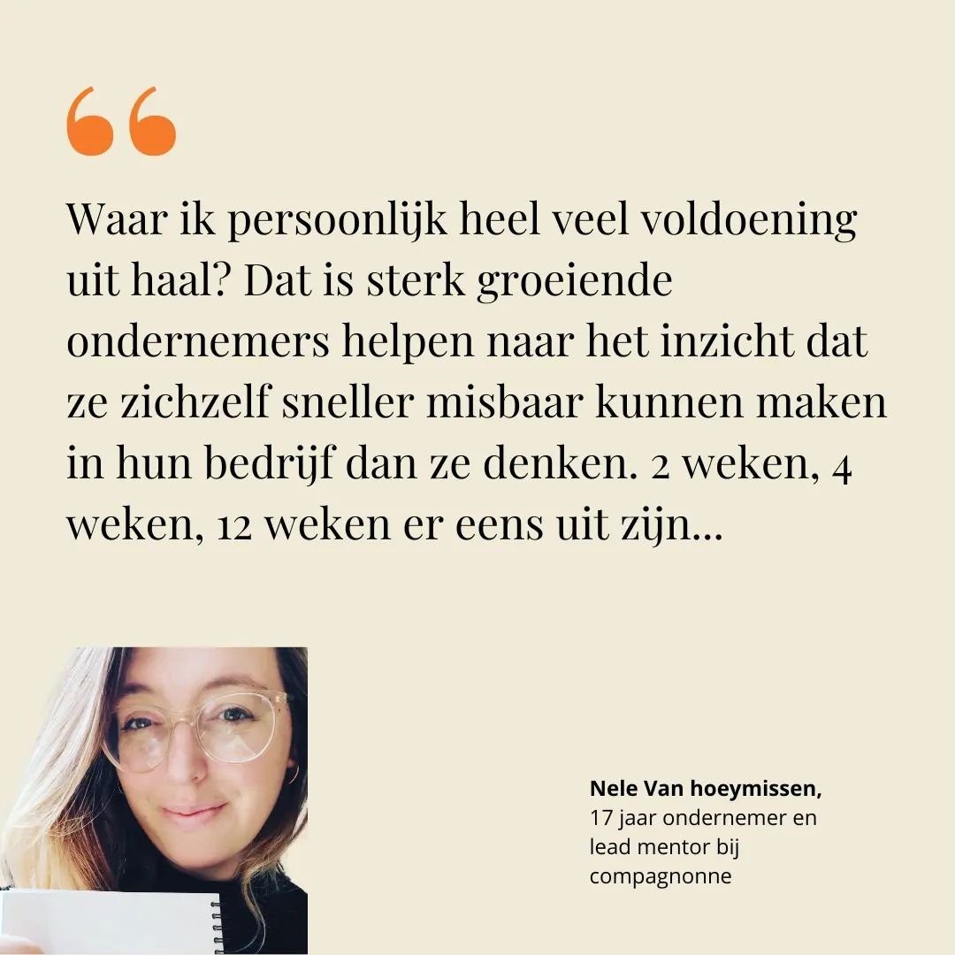 💔 Er te dicht op zitten.
💔 Voort hustlen.
💔 Teveel grit en passie.
💔 Verantwoordelijkheidszin.

Vele redenen waarom je het zelf misschien niet altijd meer ziet. Of gelooft. Daarvoor zijn wij er!

In september nemen we 25 ondernemers &gt;250k mee 