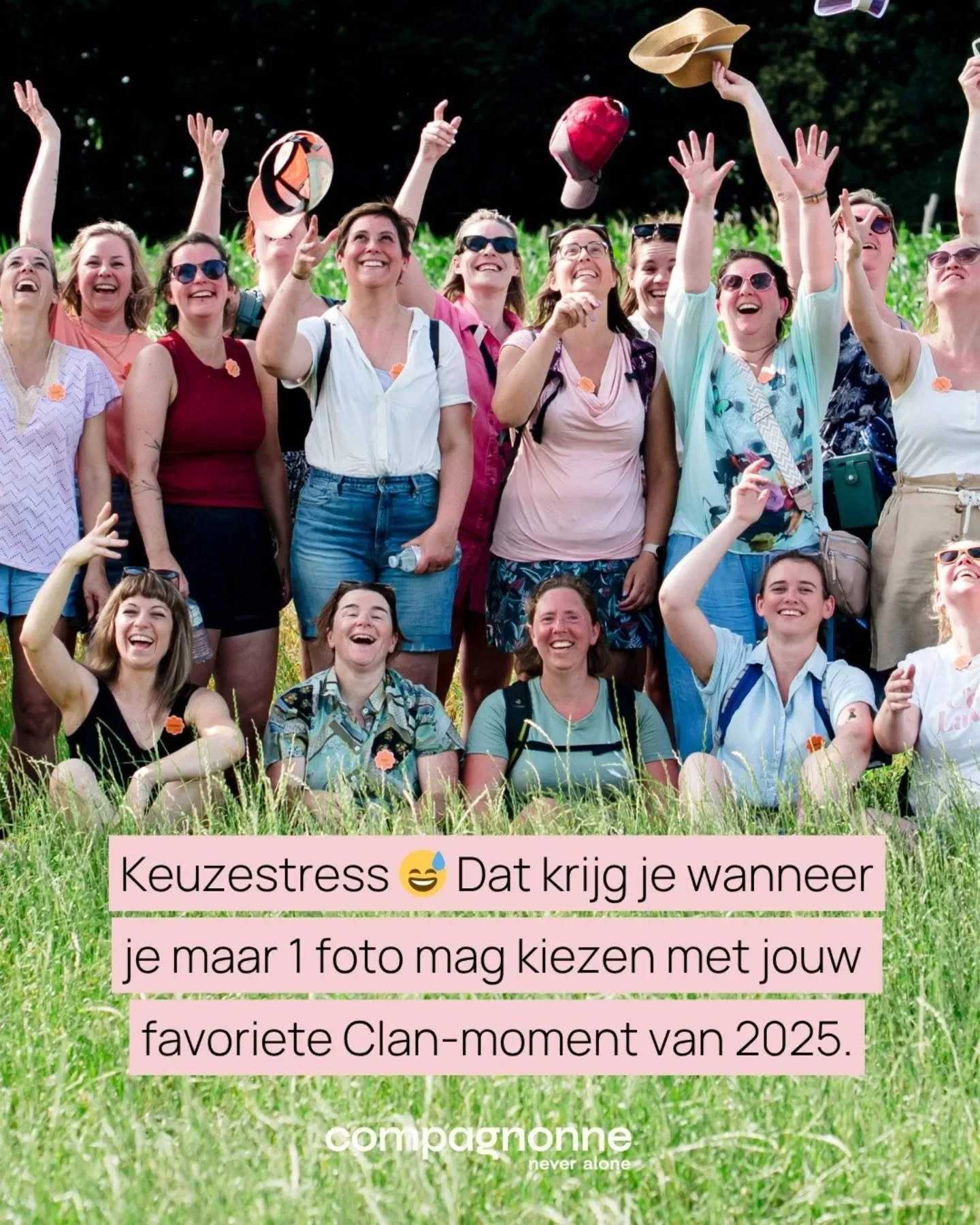 Keuzestress! 😱

Dat krijg je wanneer je maar 1 foto mag kiezen van jouw favoriete Clan-moment 2025 😅 

Voor sommige Clanners was het een evidentie, voor anderen was het iets moeilijker kiezen&hellip;Nietwaar, @studio_txt ? 🤭 

Een kleine bloemlezi