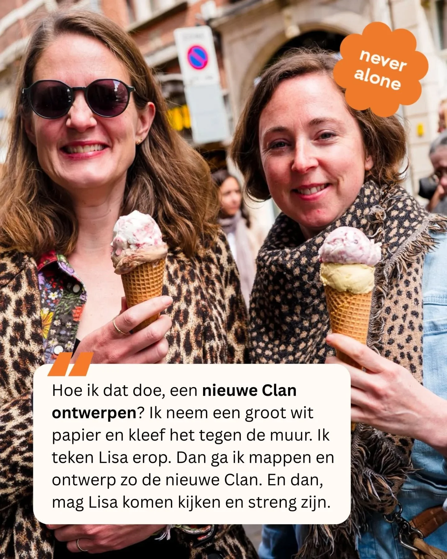 BEN JIJ LISA? 💃🏻

Lisa is geen echte Lisa (al bestaat ze wel degelijk, met een andere naam 😉).
Maar ze is w&eacute;l het kloppend hart van De Clan 2026.

Elke keer we de Clan hertekenen, beginnen we met een leeg blad&hellip;en daarop verschijnt zi