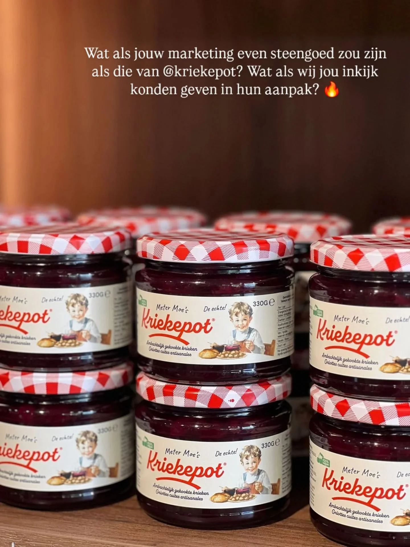 KRIEKEPOT EN SUIKERNONKELS OP WALKIE TALKIE 🍒❤️

👉 Wat als jouw marketing even goed was als die van Kriekepot? 🍒

Wij zijn very proud to present dat de Suikernonkels, h&eacute;t waanzinnige marketing fenomeen achter Kriekepot, onze volgende Walkie