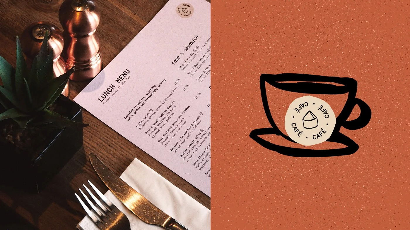The Mill: Lunch Menu and Illustration