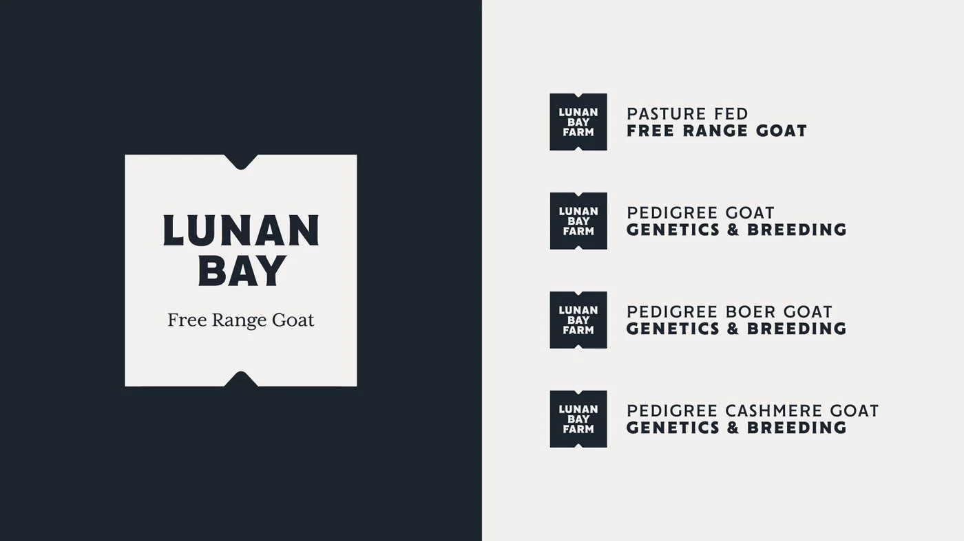 Lunan Bay Farm Sub-brand Logos