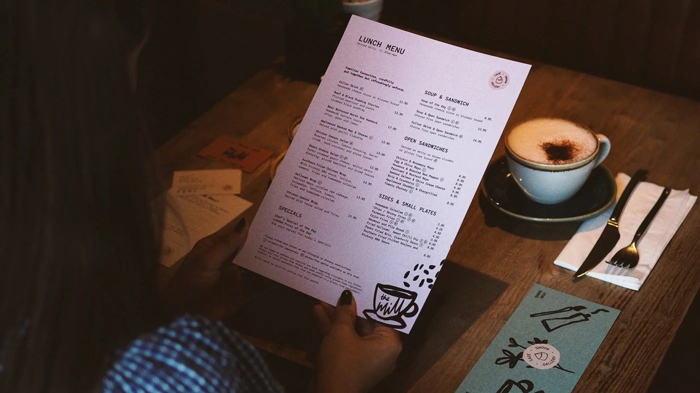 The Mill: Lunch Menu